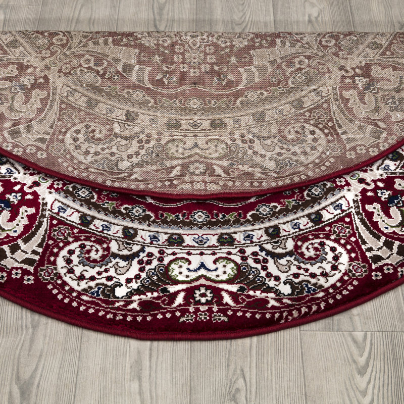 Floral Area Rug, Round 10cm