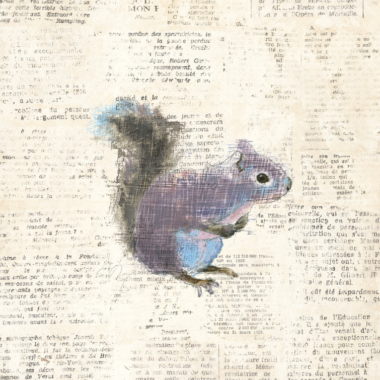 Into The Woods V No Border by Emily Adams - Wrapped Canvas Print
