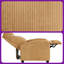 Fauteuil inclinable moderne | Mouvement auto-inclinable | Structure en bois massif et revêtement en velours côtelé moelleux | Chaise de salon contemporaine-104074437