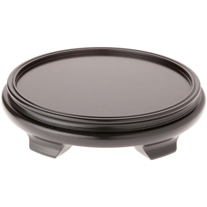 Base de présentation Red Barrel Studio®, Placage de bois noir, H 2,75 po x l 12 po x P 12 po