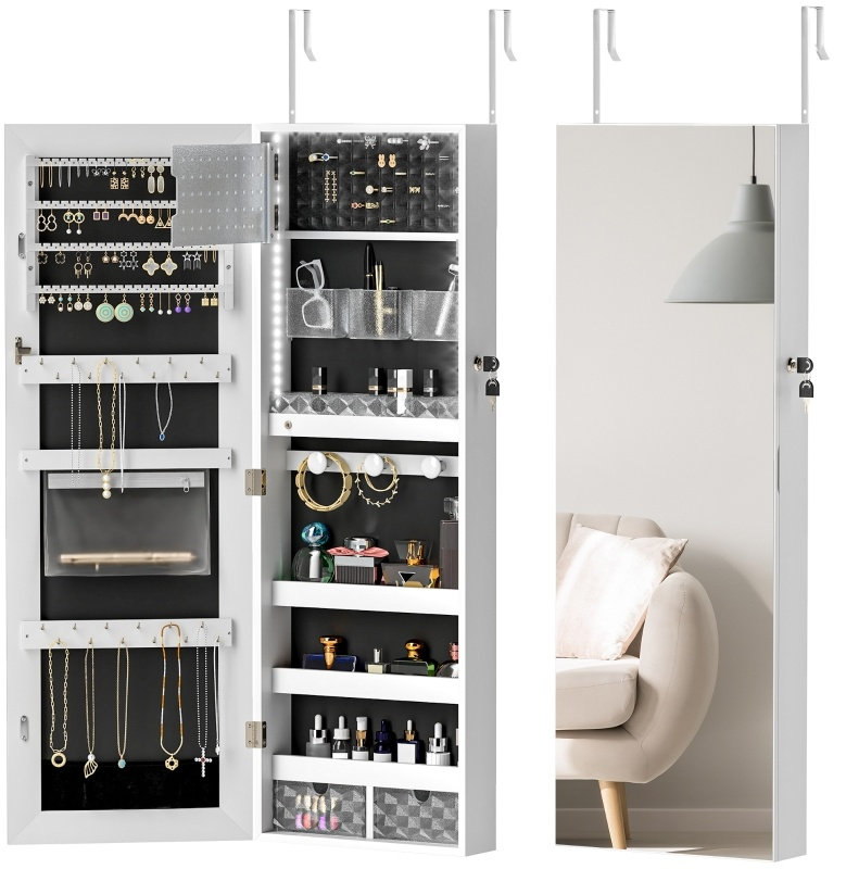 Over-the-Door Jewelry Armoire