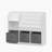 Kids Bookcase and Bookshelf, Multifunctional Bookcase with 3 Collapsible Fabric Drawers, Bookcase Display Stand