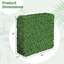  Décoration murale plante artificielle avec attaches zippées réalistes en PE 34 po x 14 po x 33 po