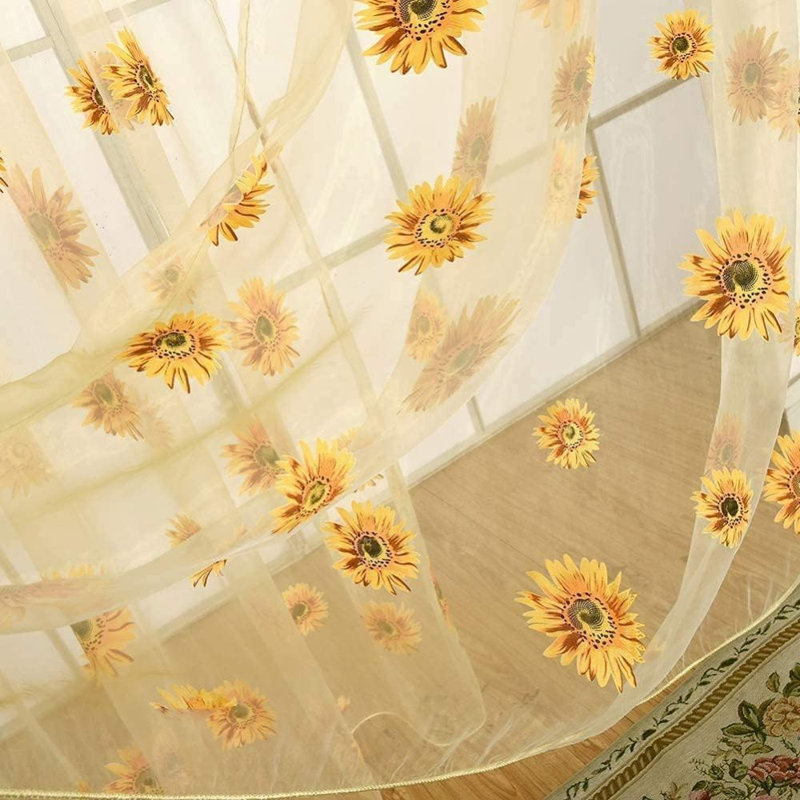 Semi Sheer Curtain Pair