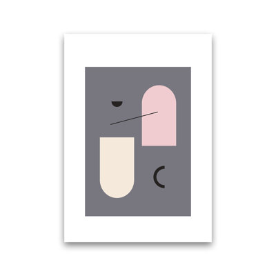 Mila Abstract Pink N5 by Pixy Paper - Print