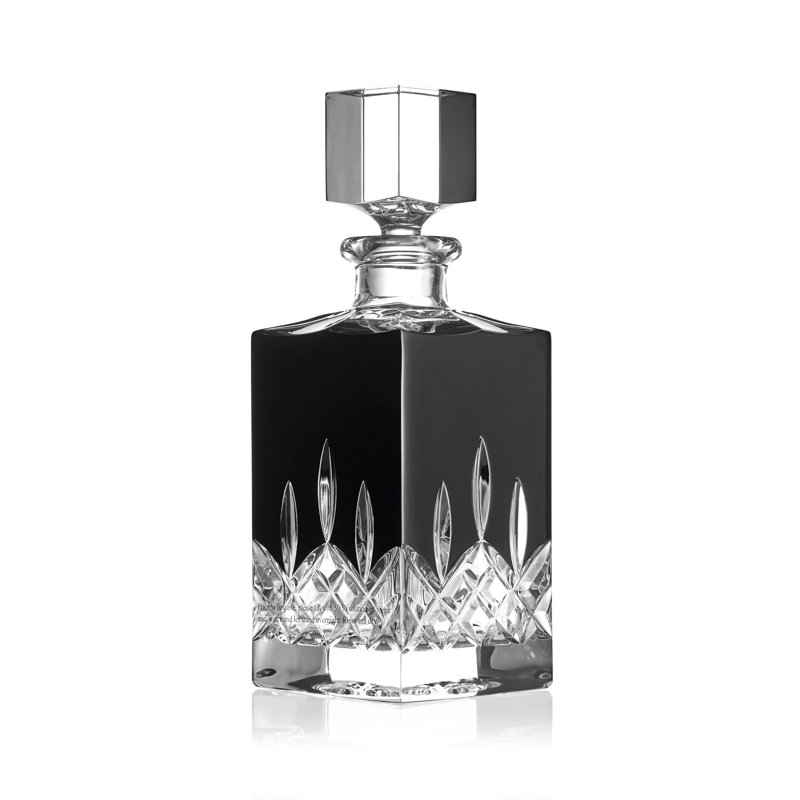 Lismore Square Decanter, Black