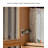 Modern Solid Oak Glass Door Bookcase