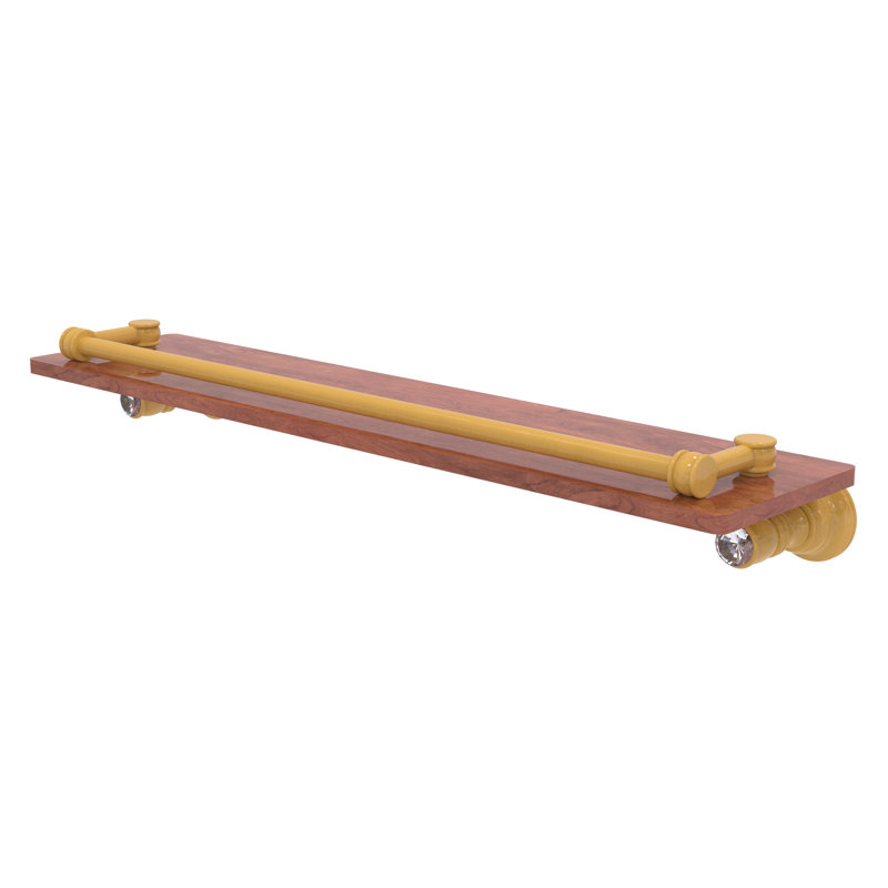 Tablette flottante Carolina, H 3,3 po x l 22 po x P 5,54 po, Or espagnol