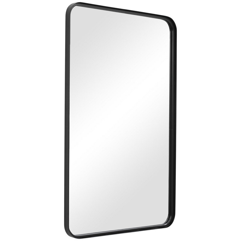 Keaton Mirror, 38" x 24", Brushed Black