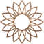 Médaillon de plafond en bois Daisy-59356314-59356290