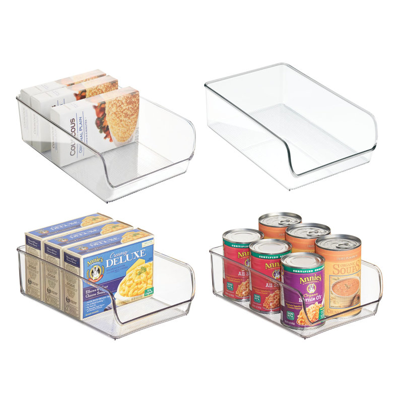 iDesign Plastic Pantry Bin - Organizer Bin for Kitchen Organization - Ideal for Cabinets or Fridges