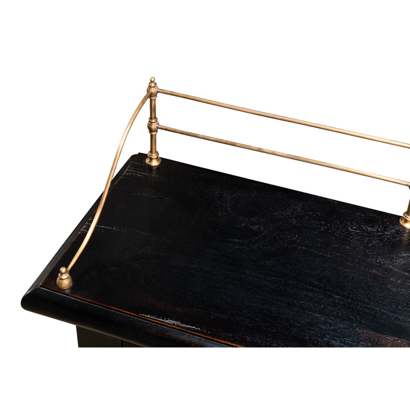 Covent Gardens 96'' W Solid Wood Sdieboard, Ebony 