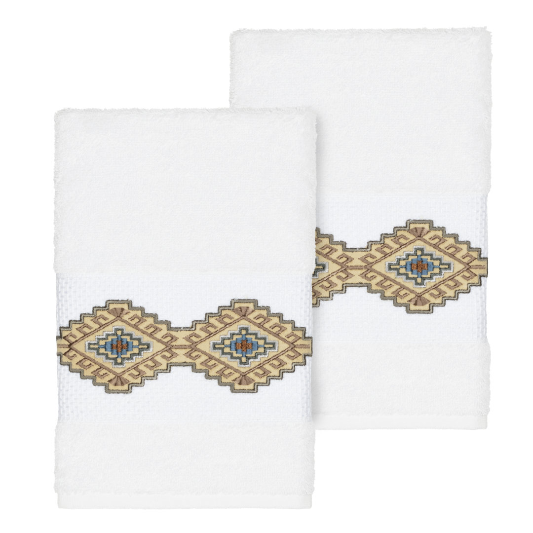 Gianna Turkish Cotton Hand Towel (Set of 2) Linum Home Textiles 