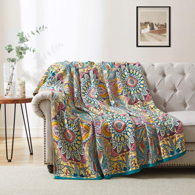  Throw Blanket 100% Cotton Boho