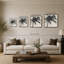«Black Palm Tree I» par Patricia Pinto - impression sur toile-369318993-369318998