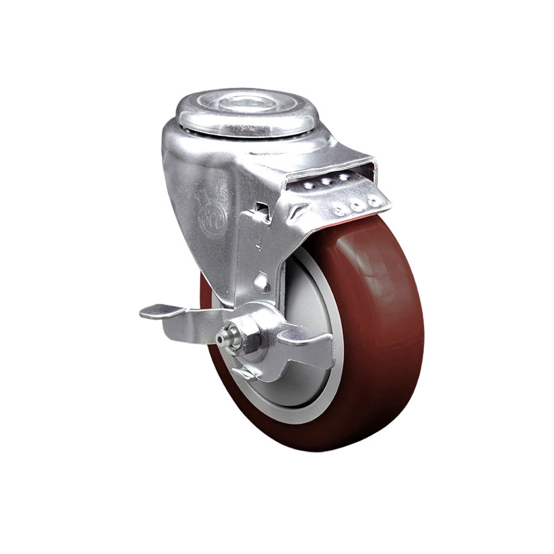 Polyurethane Caster, Maroon