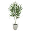 7' Artificial Birch Tree in Pot