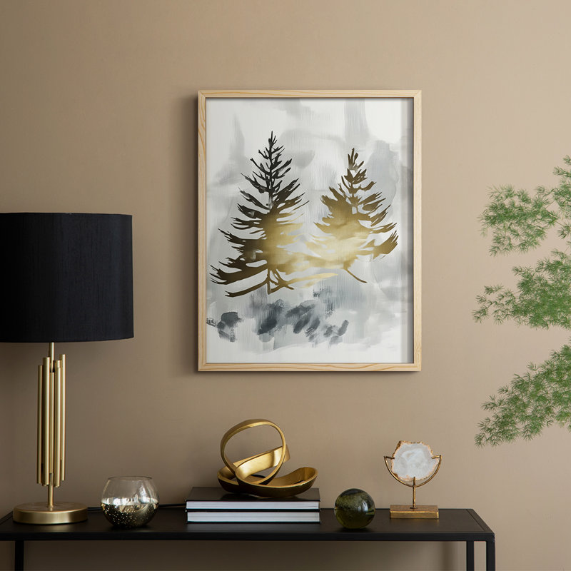 Reproduction encadrée - bois massif, Naturel, H 11 po x l 9 po