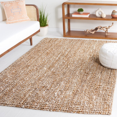 Alda Handmade Handwoven Jute/Sisal Natural/Ivory Rug