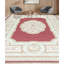 Tapis beige noué à la main de haute qualité
