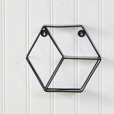Square Metal Floating Shelf