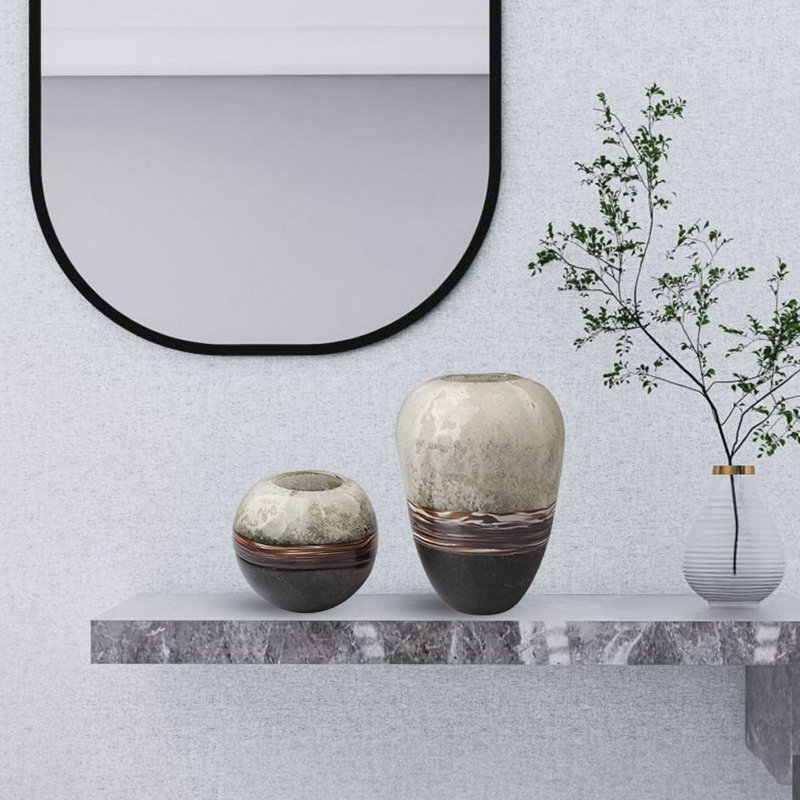 Ensemble de vases en verre soufflé à la main Dunsmuir