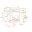 Lit mezzanine simple pour enfants avec lit autonome et tiroirs Fetterly-388079228