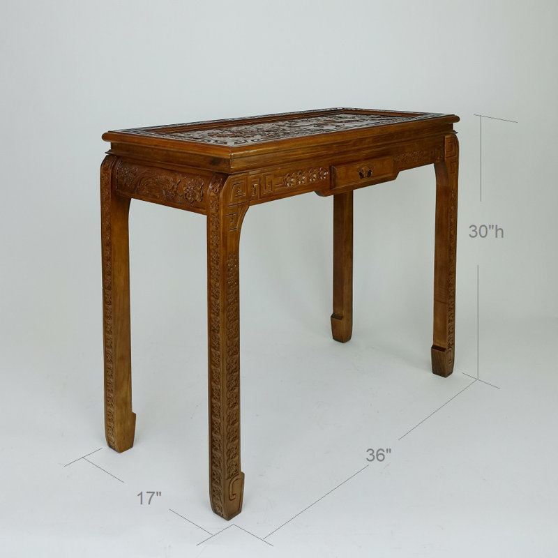 Emi-Leigh 36'' Solid Wood Console Table