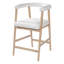 26'' Seat Height Bar Stools With Back, Comfortable Counter Stools For Kitchen Island/Dining Room, Set Of 2-736128957-736128944