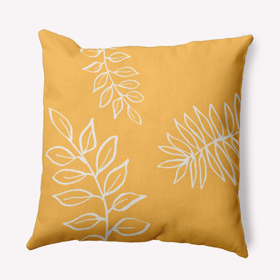 Flower Power Floral Outdoor Reversible Throw Pillow