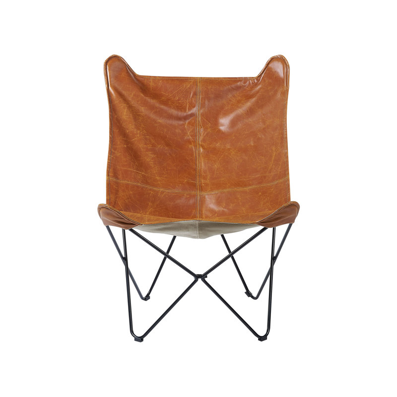 Drancy Upholstered Accent Chair, Brown