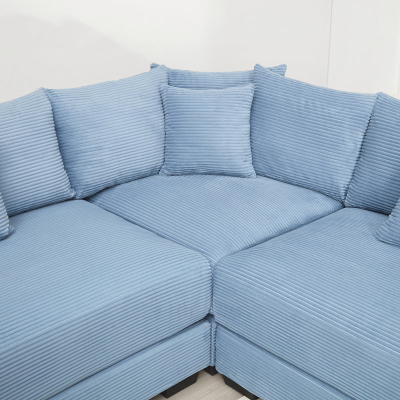 Canapé pour salon, chambres à coucher, Bleu