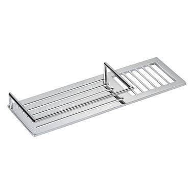 WS Bath Collections Rosa Drill / Screw Stainless Steel Shower Shelf