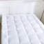 Synthetic Microfibre Hollowfibre 10cm Deep Mattress Topper-1549028577