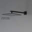 Bras de douche mural Cube 16 po-93819865