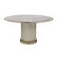 Dorian Round Glass Dining Table