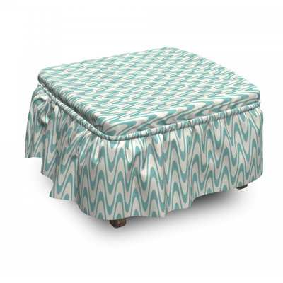 Housse pour repose-pieds curveed lines
