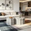 Ensemble de 2 tables d'appoint Modern Modern