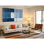 «Triptych Canvas Wall Art», ensemble d'art mural moderne abstrait bleu triptyque-1092912614