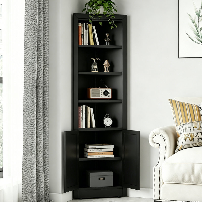 Armoires de garde-manger peu encombrantes, armoire d'angle en acier, cuisine moderne