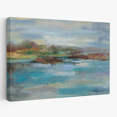 Northern Shore Crop - Abstract Blue Brown Clouds