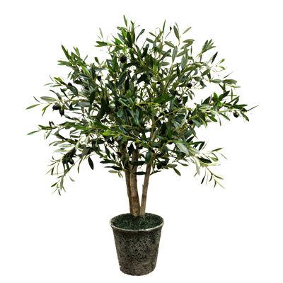 Faux Olive Tree Tree in Ceramic Pot