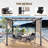 10 Ft. X 10 Ft. Metal Pergola With Canopy