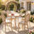 Space-Saving Convertible Drop-Leaf Dining Table