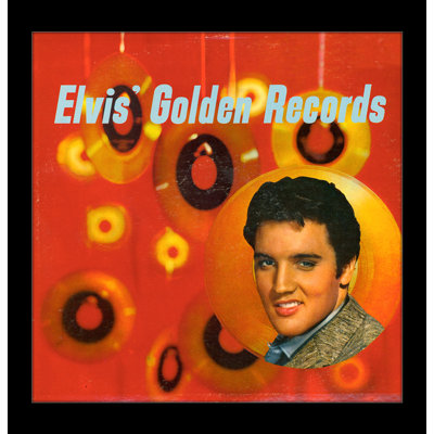 Elvis Presley - Elvis' Golden 12x12 Under Plexi Framed Poster