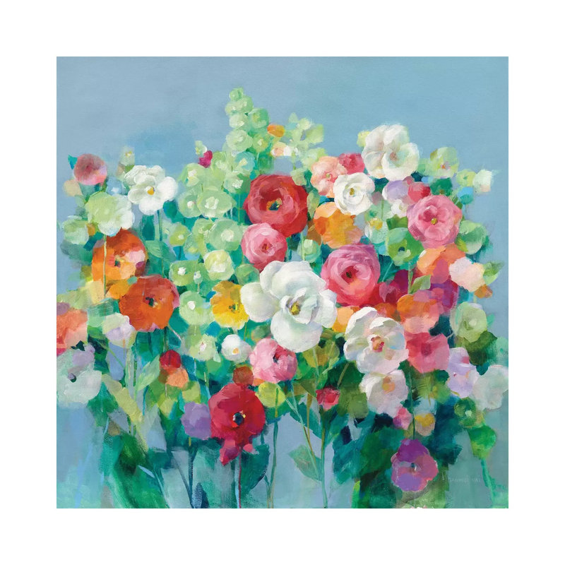 «June Beauties» par Danhui Nai - reproduction, Toile tendue, Aucun mat, H 48 po x l 48 po x 1,5 po