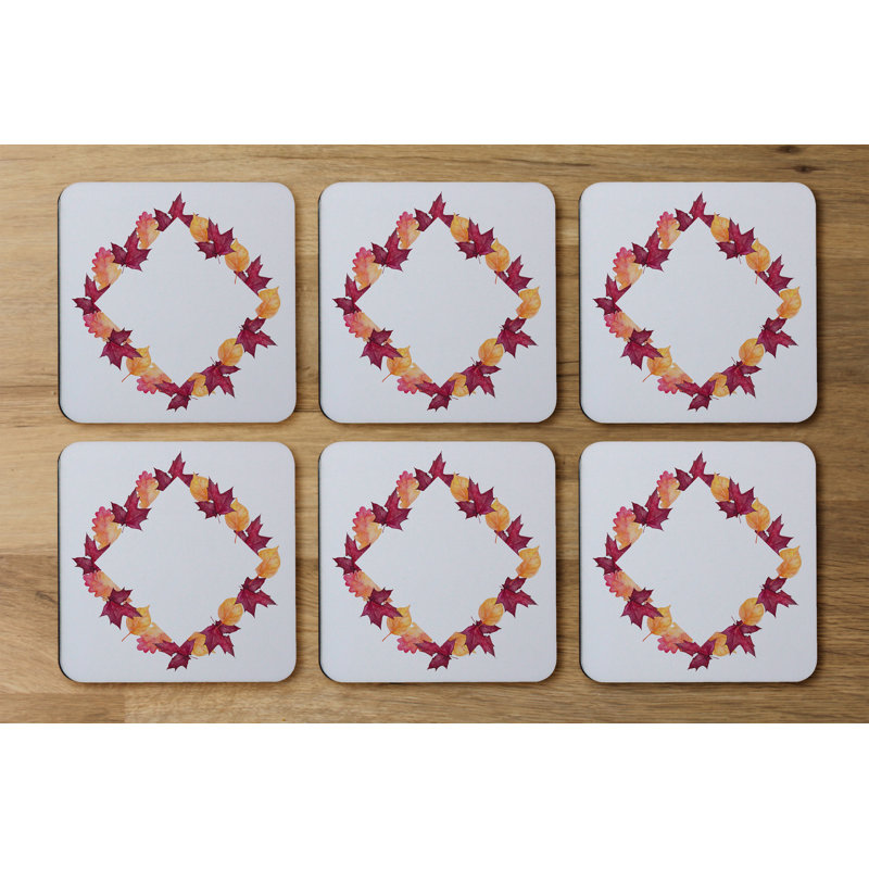 Square 6 Piece Coaster Set