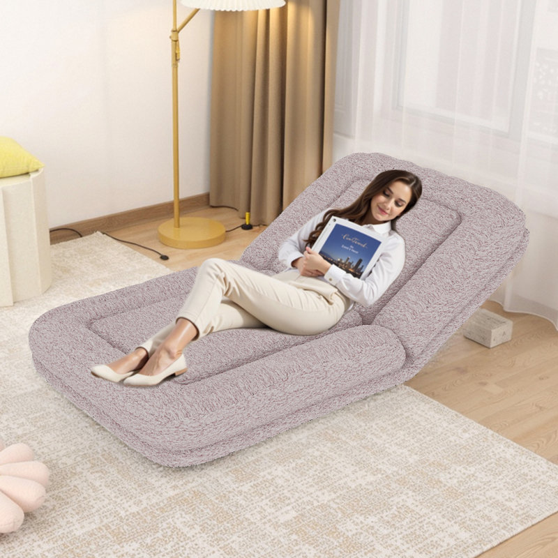 Chaise de canapé réglable en peluche de conception moderne pour les jeux et la méditation