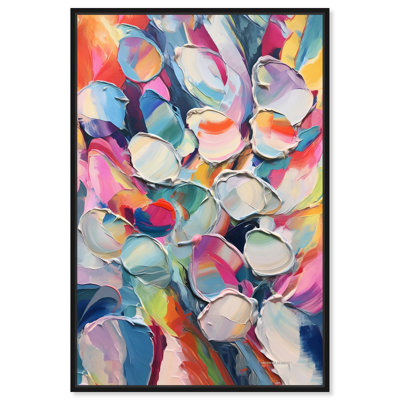 «Some Rainbow Petals», art mural rétro moderne par Art Remedy