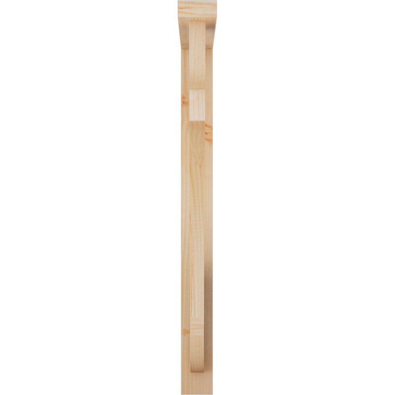 Support de bloc olympique avec entretoise décalée, 40 x 28, Sapin Douglas de l 3 1/2 (lisse)